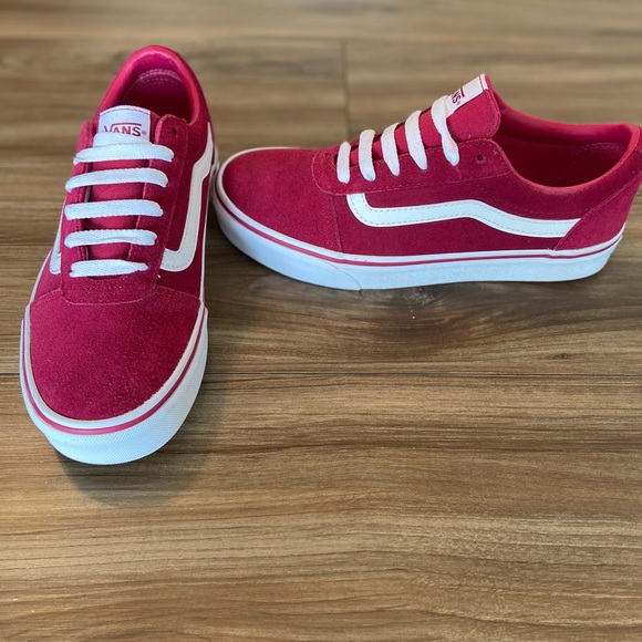 Red Suede Vans - Picture 2 of 2